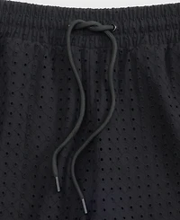 Mode of One Men's Eyelet 11" Drawstring Shorts, Macy's Exclusive