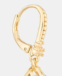 lonna & lilly Puffy Filigree Drop Earrings