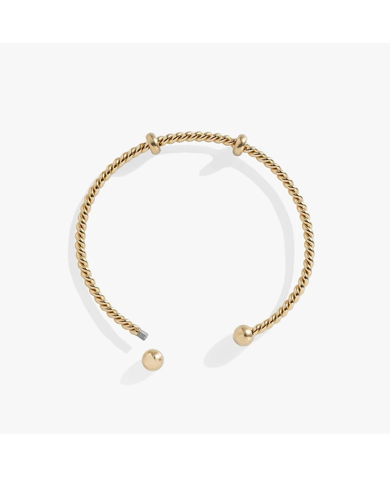 Alex and Ani French Rope Charm Bracelet Cuff