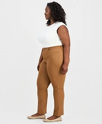 Jones New York Plus Lexington Straight-Leg Jeans
