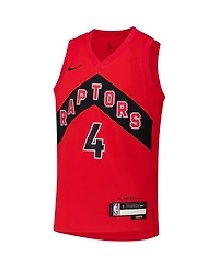 Nike Big Boys and Girls Scottie Barnes Red Toronto Raptors Swingman Icon Edition Jersey