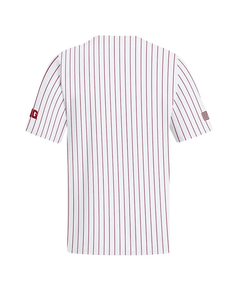 Adidas Men's White Indiana Hoosiers Home Replica Baseball Jersey