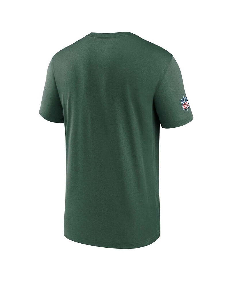 Nike Men's Green Bay Packers Sideline Legend Small Logo Dri-fit T-Shirt