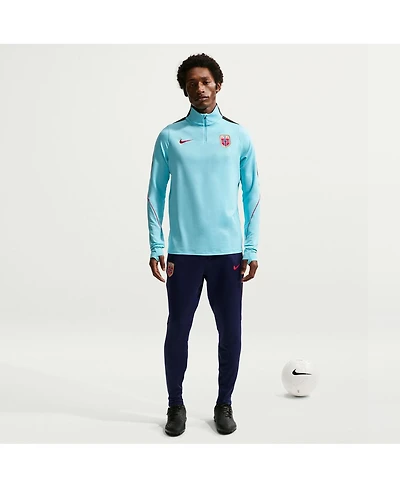 Nike Men's Blue Norway National Team 2026 Strike Dri-fit Quarter-Zip Drill Sweatshirt