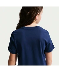 Nike Big Boys and Girls Blue Norway National Team Crest T-Shirt