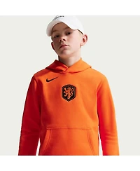 Nike Big Boys and Girls Orange Netherlands National Team Club Hoodie