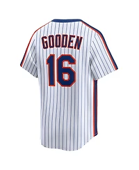 Nike Men's Dwight Gooden White New York Mets Cooperstown Collection Limited Jersey
