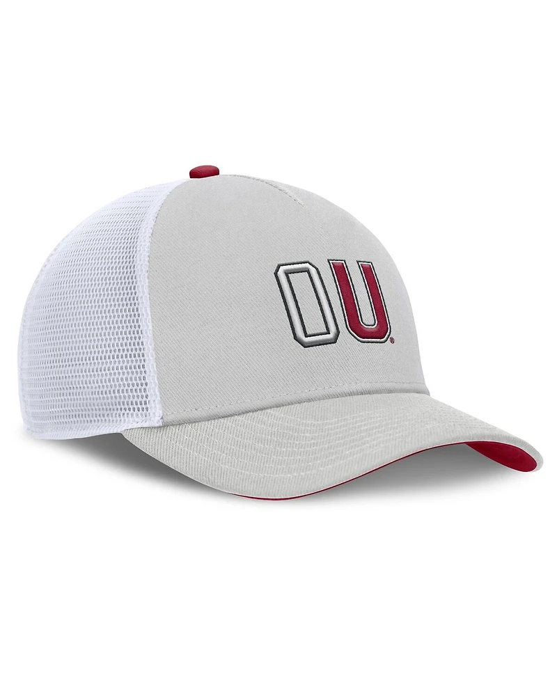 Nike Men's and Women's Gray Oklahoma Sooners 2026 Basketball Refresh 5-Panel Rise Trucker Hat