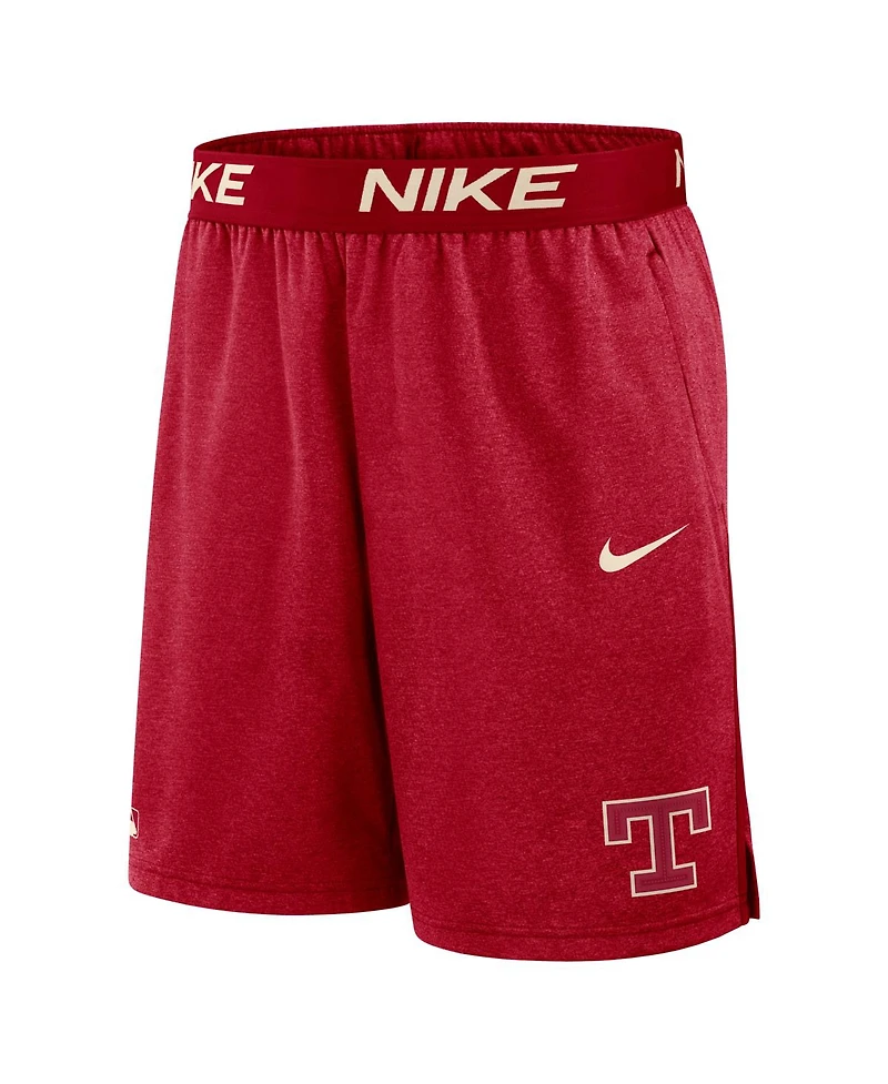 Nike Men's Red Texas Rangers 2026 City Connect Authentic Collection Dri-fit Knit Shorts