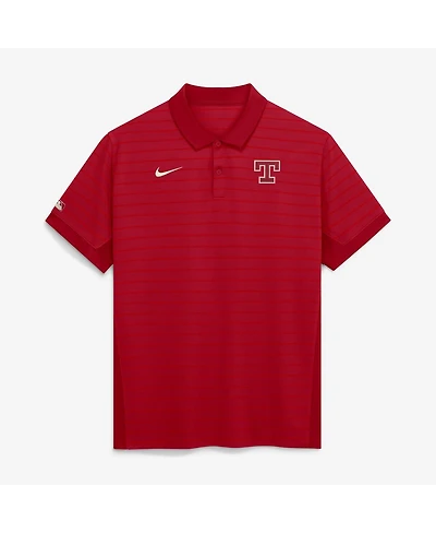 Nike Men's Red Texas Rangers 2026 City Connect Authentic Collection Striped Victory Dri-fit Polo Shirt