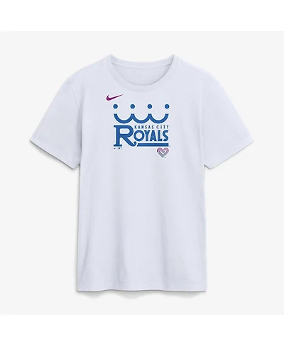 Nike Men's White Kansas City Royals 2026 Connect Wordmark T-Shirt