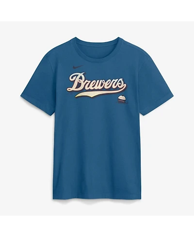 Nike Men's Royal Milwaukee Brewers 2026 City Connect Wordmark T-Shirt