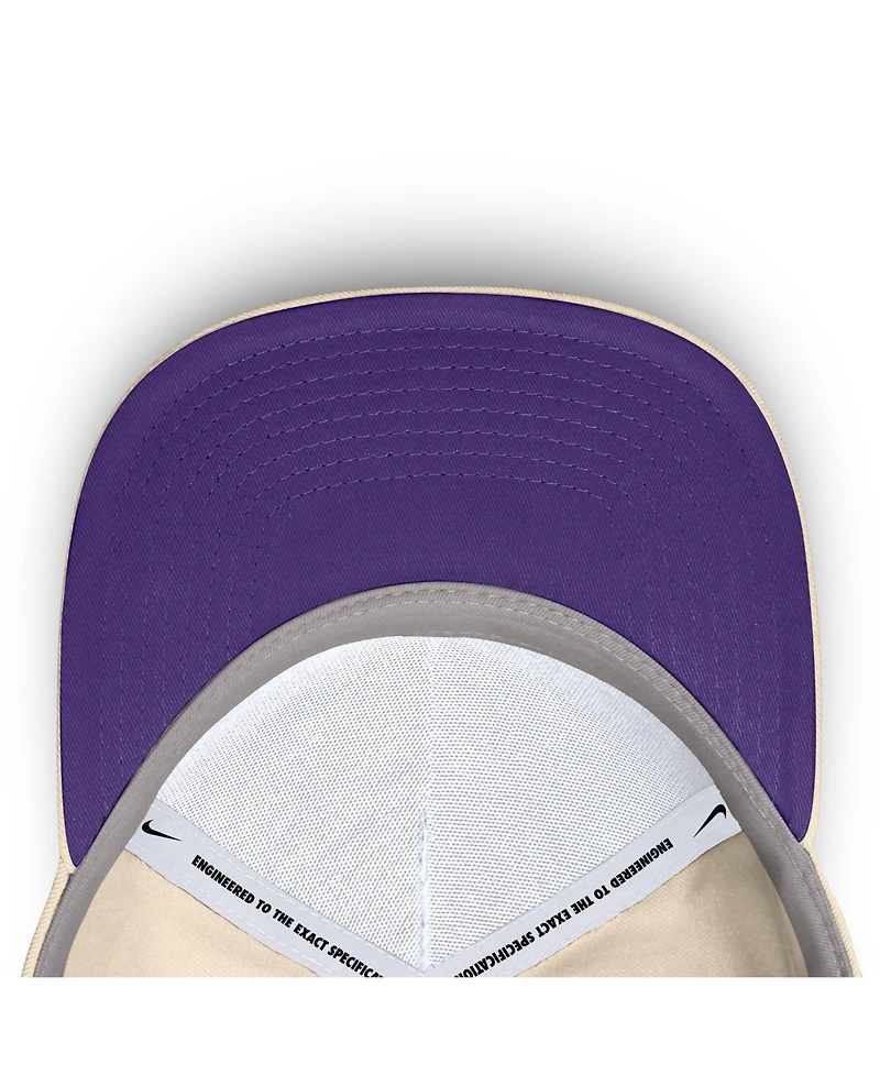 Nike Men's and Women's Natural Lsu Tigers Legacy Vintage Rope Rise Adjustable Hat