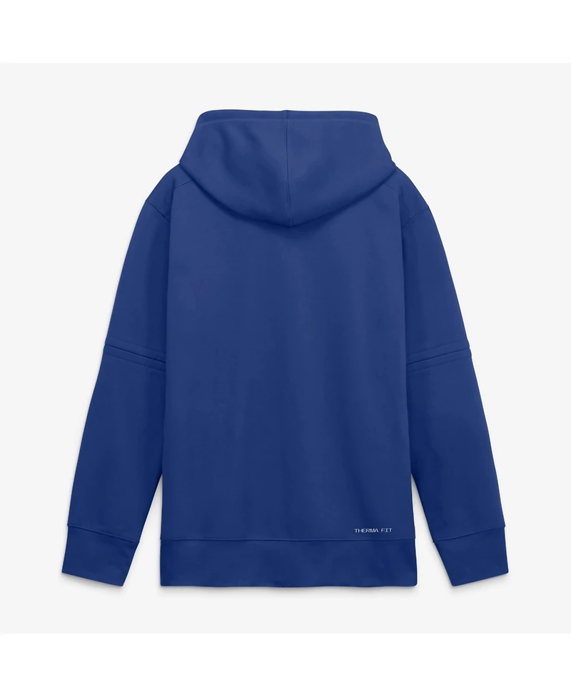 Nike Men's Royal Chicago Cubs Authentic Collection Therma-fit Hoodie