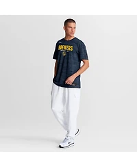 Nike Men's Navy Milwaukee Brewers Authentic Collection Velocity Dri-fit T-Shirt