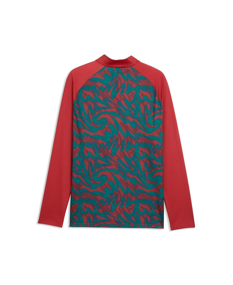 Puma Men's Red Portugal National Team Pre-Match Quarter-Zip
