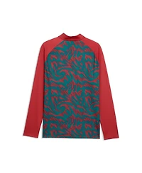 Puma Men's Red Portugal National Team Pre-Match Quarter-Zip
