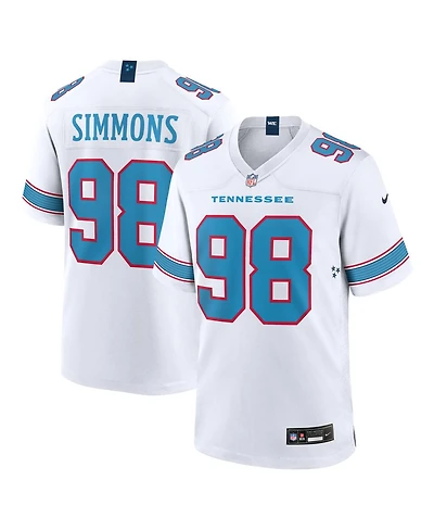 Nike Men's Jeffery Simmons White Tennessee Titans Game Jersey