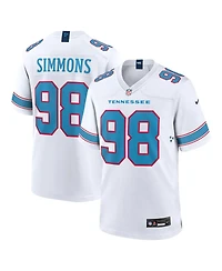 Nike Men's Jeffery Simmons White Tennessee Titans Game Jersey