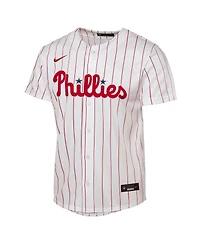 Nike Big Boys and Girls Bryce Harper White Philadelphia Phillies Home Replica Player Jersey