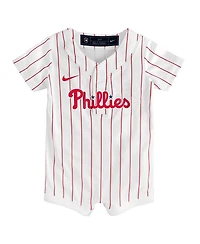Nike Baby Boys and Girls White Philadelphia Phillies Home Replica Romper Jersey
