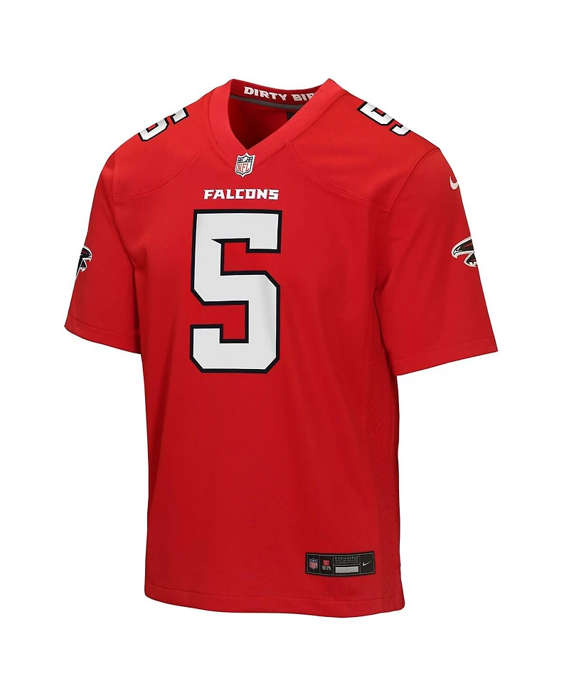 Nike Big Boys and Girls Drake London Red Atlanta Falcons Game Jersey
