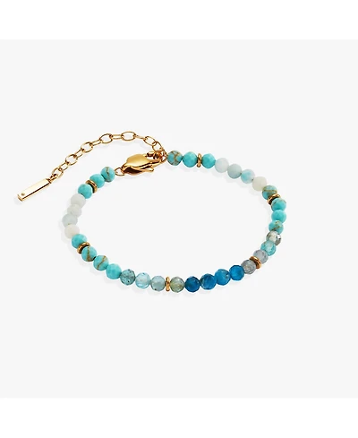 Alex and Ani Turquoise Ombre Semi-Precious Beaded Bracelet