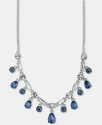 Givenchy Crystal Shaky Statement Necklace, 16" + 3" extender