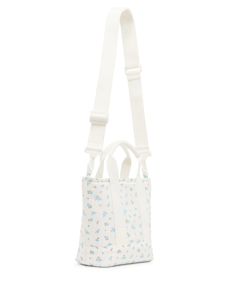 Madden Girl Lynxss Seersucker Dome Medium Backpack and Lunchbox Set
