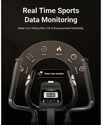 Harison Elliptical Machine for Home, 350 Lbs Capacity, 16-Level Magnetic Resistance (Hrm-E1190)