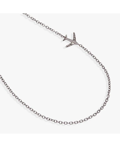 Alex and Ani Airplane Inline Necklace