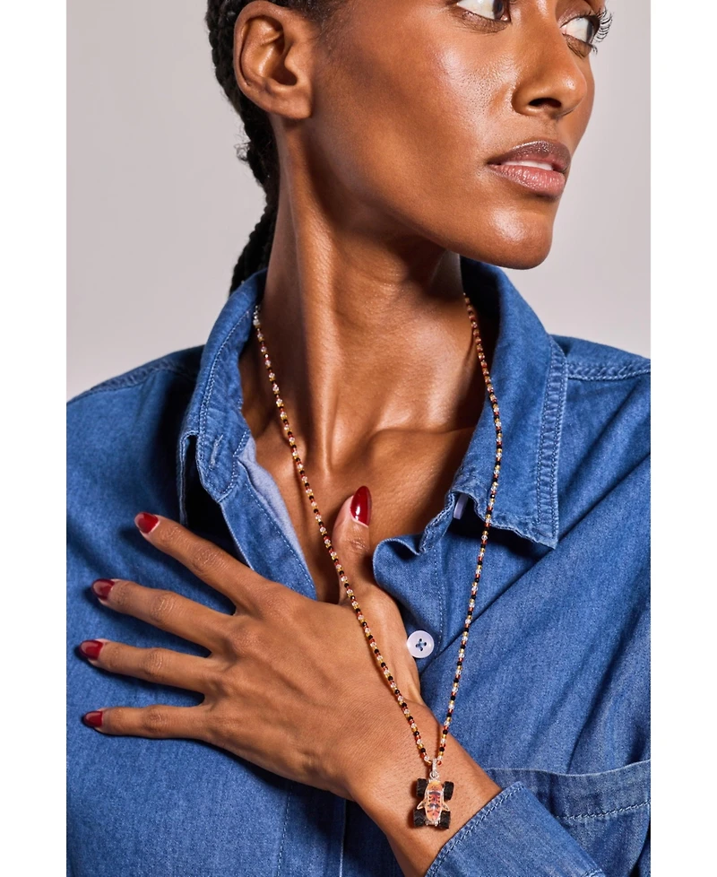 Alex and Ani Hot Wheels Monster Truck Tiger Shark Pendant Necklace