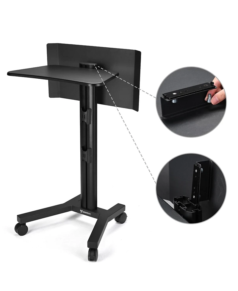 InstaHibit 25"x14" Front Panel for Mobile Lectern Podium Stand Pc Mobile Cart