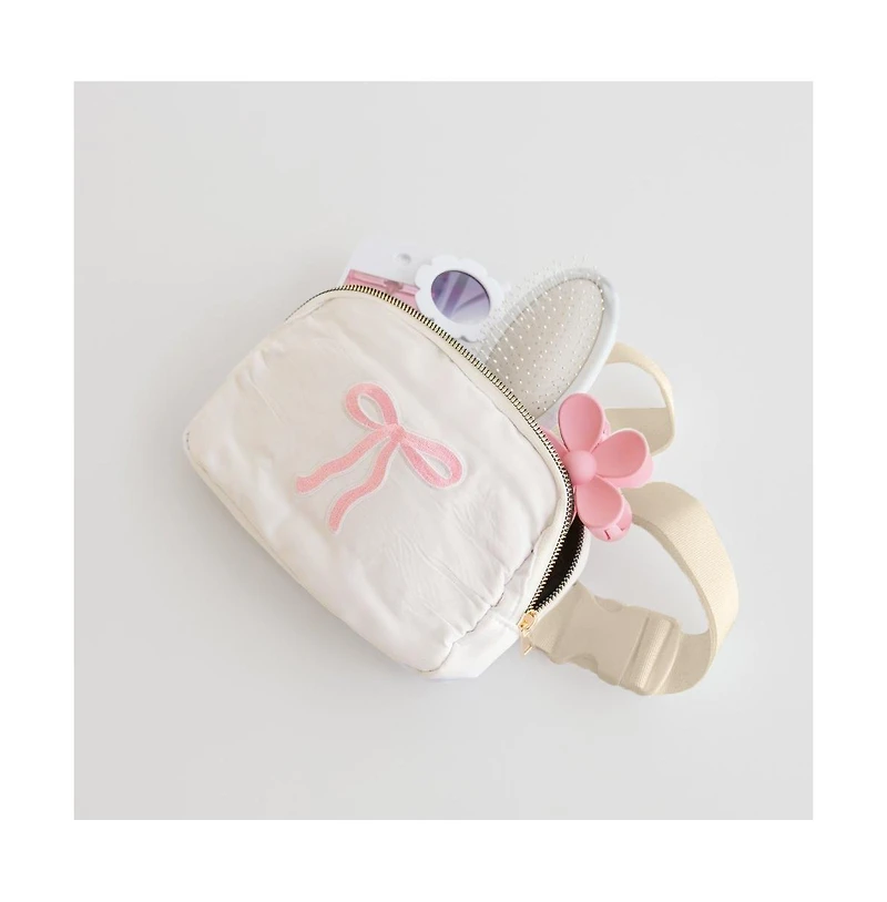 Sweet Wink Coquette Bow Patch Belt Bag