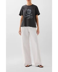 Scalpers Women's Blurry Skull Tee