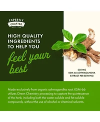 Swanson Ultimate Ashwagandha Ksm-66 250 mg Healthy Stress and Relaxation, Calm Mindset, Natural Formula, 60 Veggie Caps