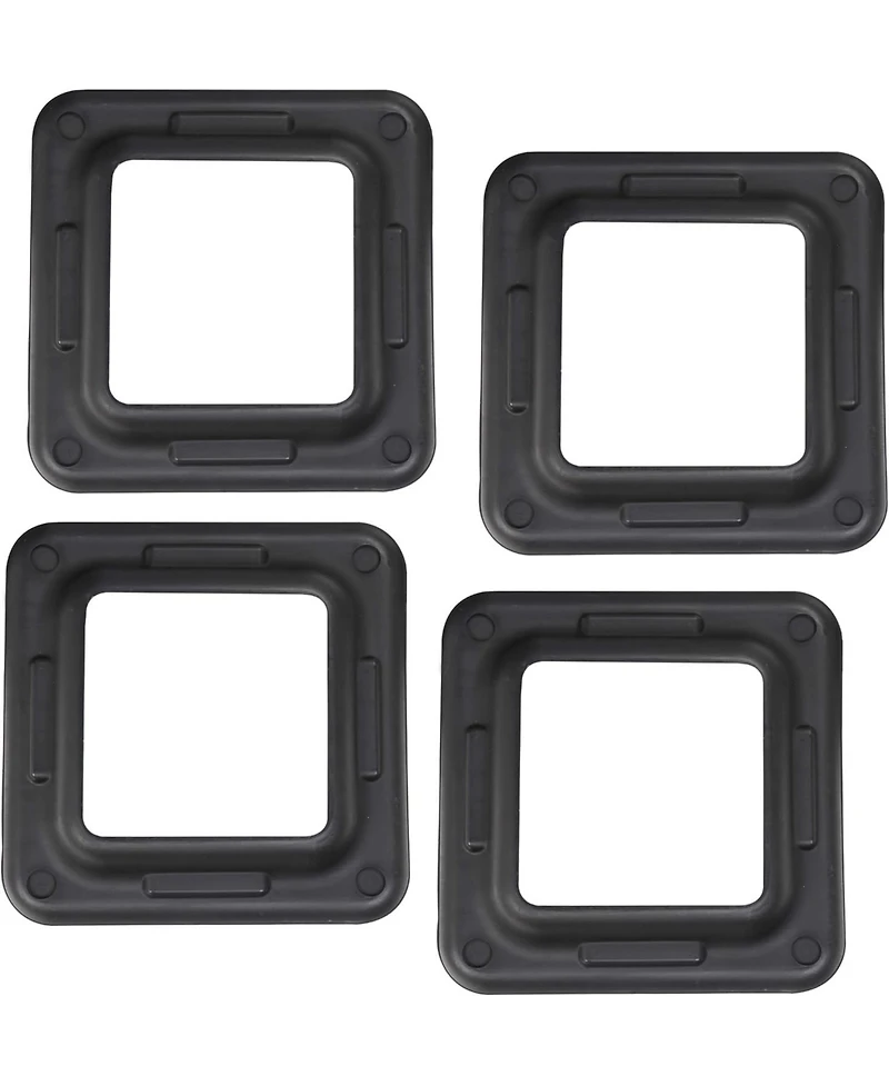 Zeny 43 Exercise Aerobic Step Platform Adjustable Fitness Stepper with 4 Stackable Risers Aerobics Stepper Workout Stepper
