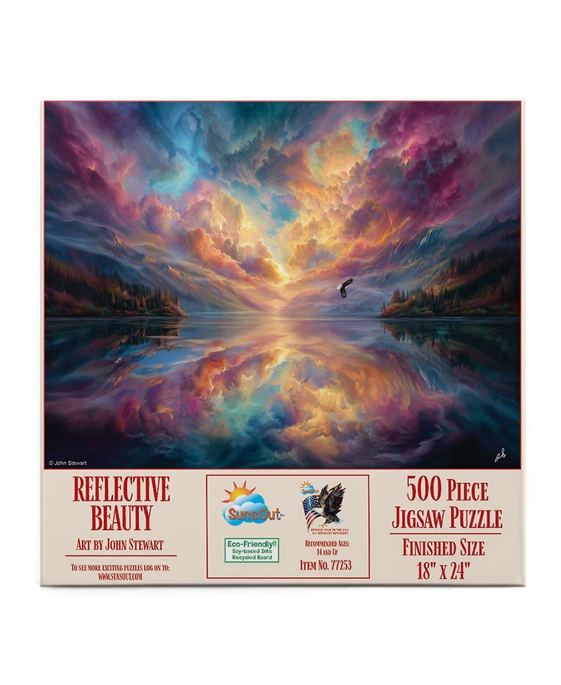 SunsOut Reflective Beauty 500 piece Jigsaw Puzzle for Adults