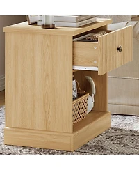 gaomon Adults 1-Drawer Nightstand Wood Organization
