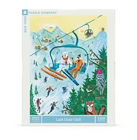 New York Puzzle Company Last Chair Chill 1000 Piece Puzzle