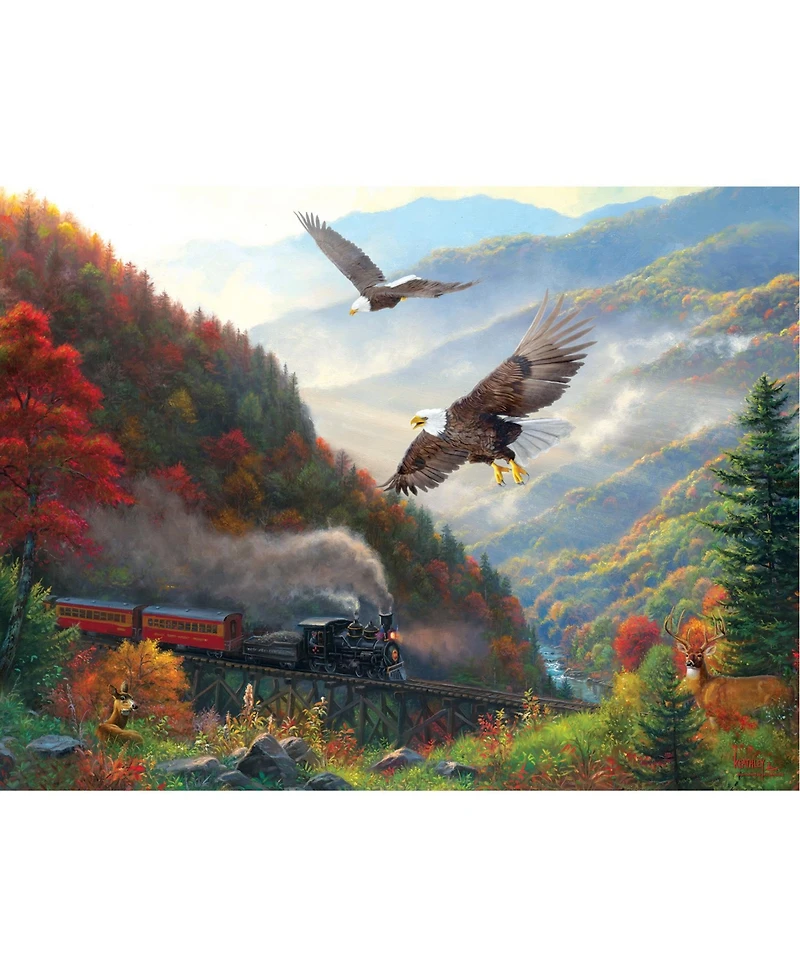 SunsOut Great Smoky Mountain Railroad 500 piece Jigsaw Puzzle for Adults