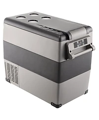 Mecale 58 Quart Portable Car Refrigerator Dual Zone 12V 24V for Camping