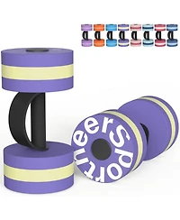 Sportneer Water Weights Aquatic Exercise Dumbbells Set of 2 Eva Foam Pool Weights for Water Aerobics Weight Loss