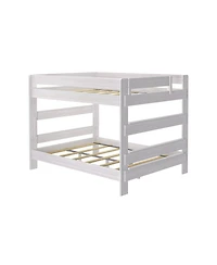 Max and Lily Farmhouse Bunk Bed for Kids Solid Wood