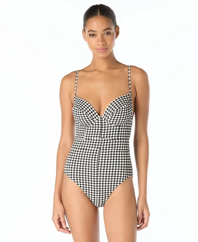 Michael Kors Women's Underwire One-Piece Swimsuit
