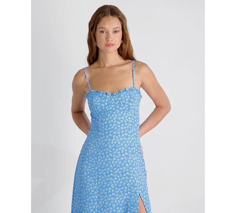 French Connection Women's Sleeveless Side Slit Midi Dress