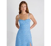 French Connection Women's Sleeveless Side Slit Midi Dress