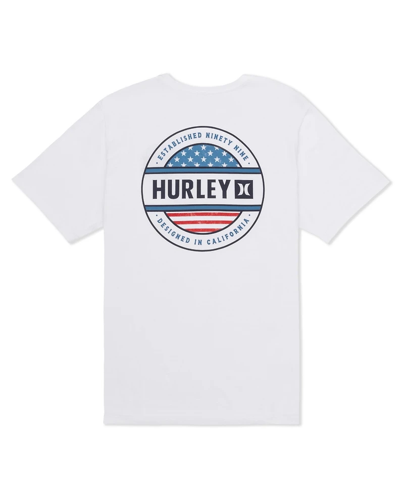 Hurley Men's Classic Crewneck Short-Sleeve T-Shirt