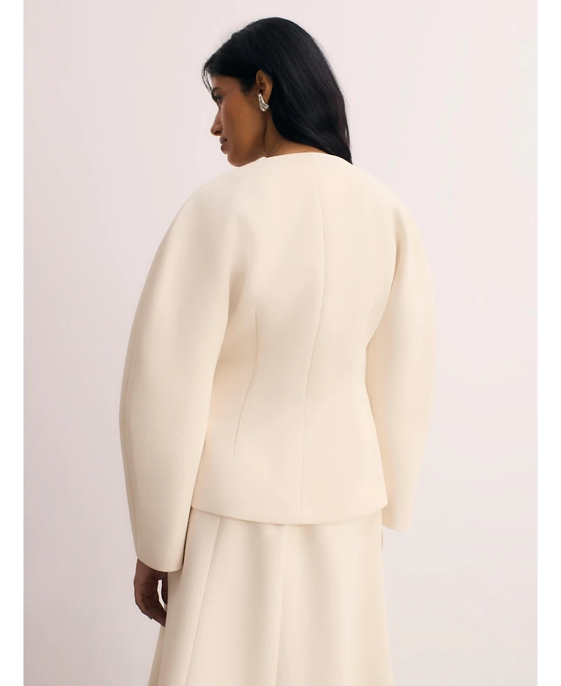 The Fold Women's Ravello Long Sleeve Tailored Jacket