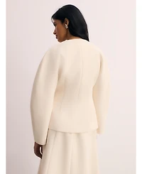 The Fold Women's Ravello Long Sleeve Tailored Jacket